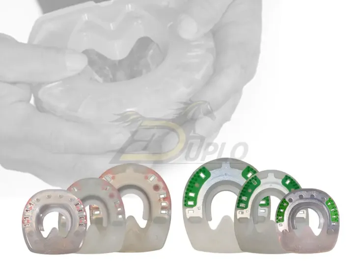 Ferratura composita senza barbette