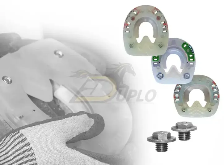 Verbundbeschlag mit Seitenkappen und M8-Gewinde