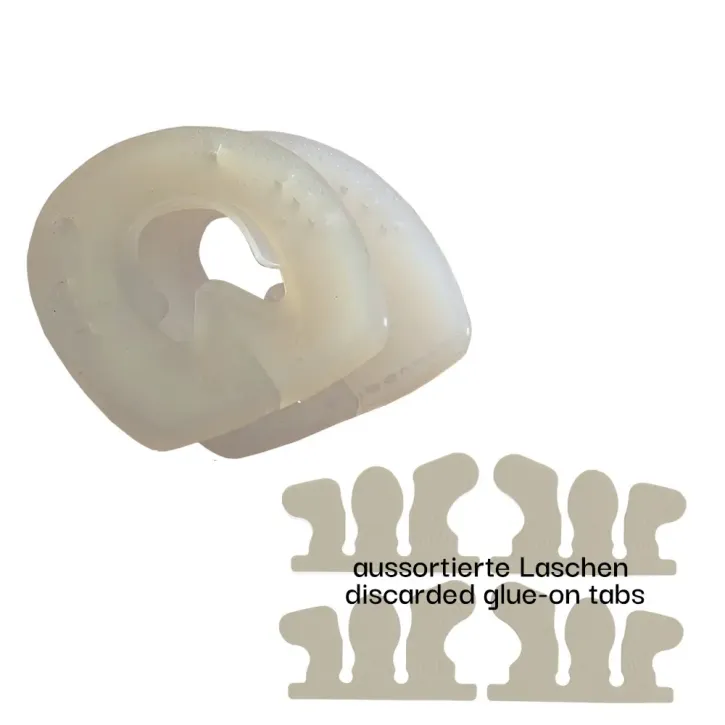 Mini kit di pratica TH per zoccolo da esercitazione Diamond (2 colletti adesivi e 2 campioni)