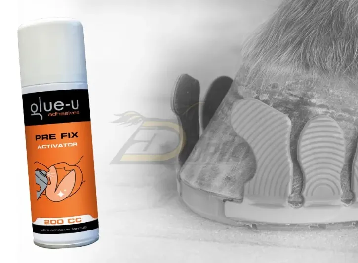 glue-u PRE FIX Activator (200ml) per l’incollaggio più veloce sullo zoccolo