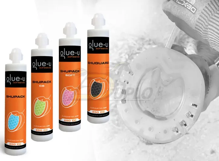 glue-u SHUPACK — Soletta per zoccoli in uretano