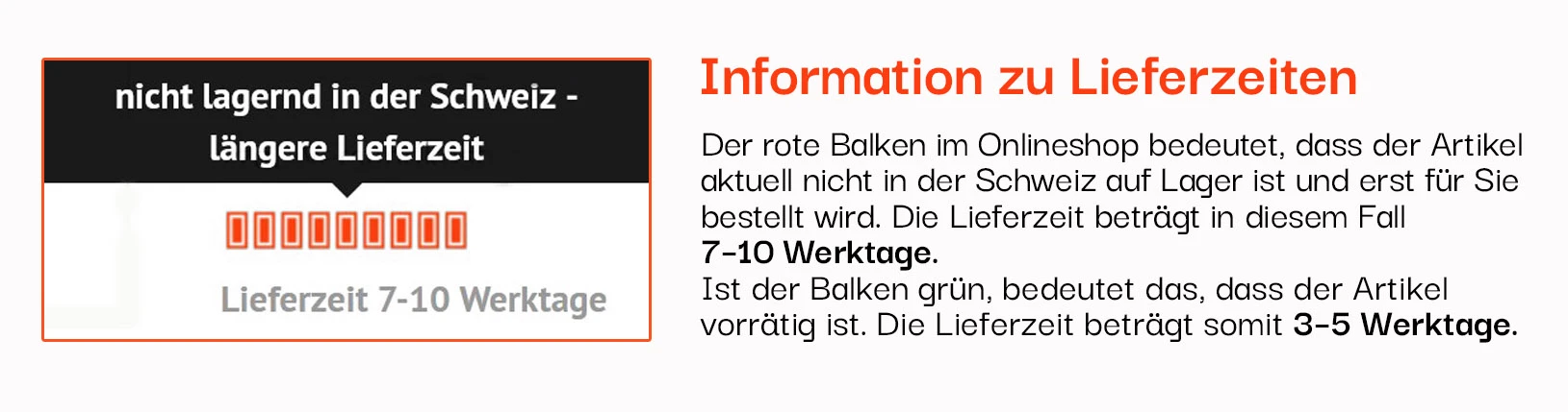 Lieferzeit-Info
