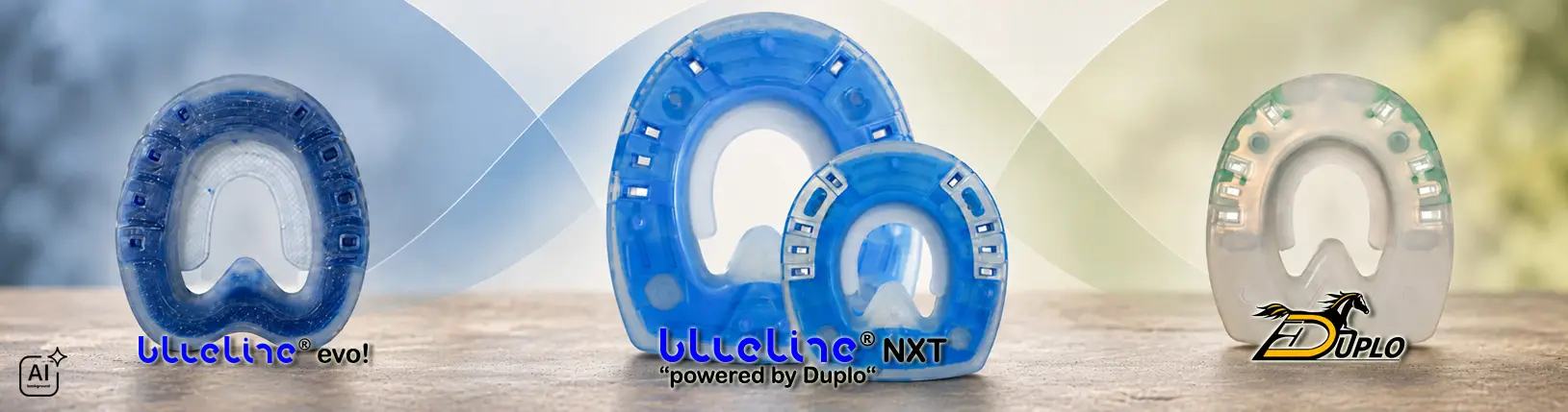 Il blueline® NXT rappresenta il punto d’incontro tra il blueline® evo! e il Duplo. A sinistra si trova il blueline® evo!, a destra il Duplo e al centro il nuovo blueline® NXT – la nuova generazione. L’immagine è stata elaborata con l’intelligenza artificiale.