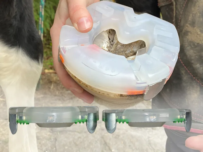Différence entre l'enveloppe en plastique du fer HDS et un fer Duplo régulier.