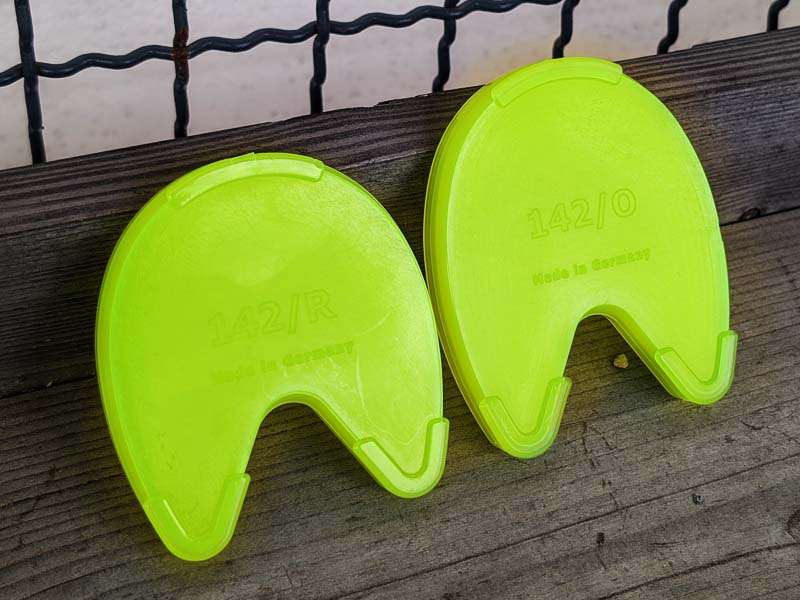 le hoof sole protector en forme ronde et ovale