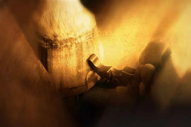 Vernieten am Pferdehuf