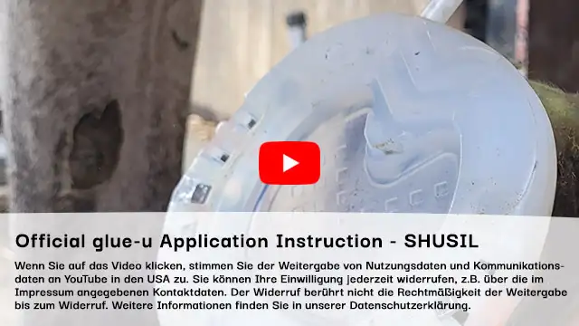 Video: Anwendung von glue-u SHUSIL Silikon Hufpolster