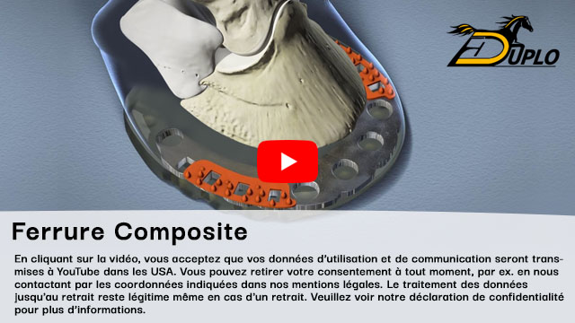 Vidéo: fonctionnalité du fer composite en matériau métallique et synthétique au sabot