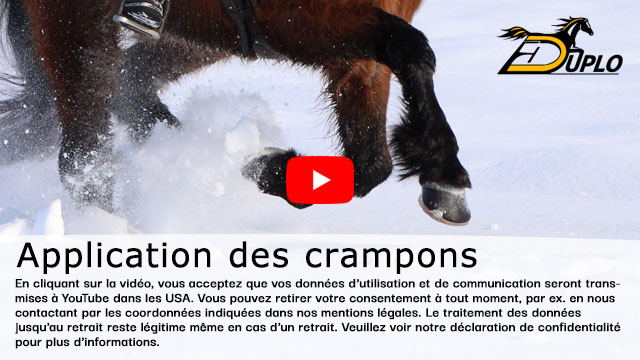 Vidéo: Application des crampons dans un fer composite