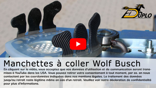 Instruction pas-à-pas: Protection de sabot alternative - le ferrage collé avec un fer composite et des manchettes à coller Wolf Busch® (d'abord RB-Carbon)